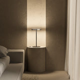 Modern Glass Table Lamp  Layered Glass Disc Design - Detailed view