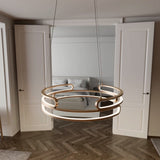 Modern LED Pendant Light  Circular Gold Metal Design - Product detail 5