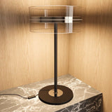Modern Glass Table Lamp  Layered Glass Disc Design - Product detail 5