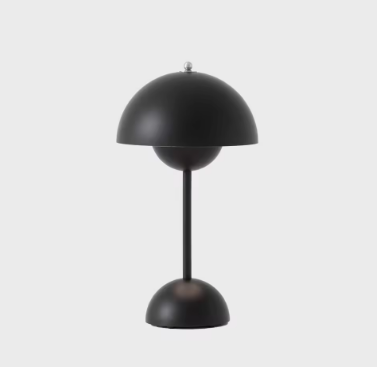 Lampe de table dôme moderne | Finition métal