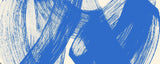 Abstract Mural Wallpaper | Dynamic Blue Brushstroke Design