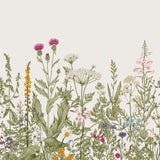 Botanical wildflower garden design file showing detailed flower pattern and arrangement