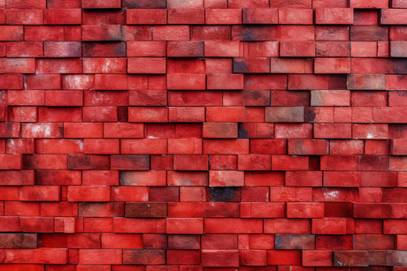 Red brick wallpaper design file showing detailed 3D texture pattern
