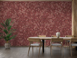 Industrial brick wall design transforming home office space