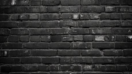 Industrial black brick wallpaper design file showing detailed texture and pattern