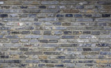 Design file showing detailed grey and blue brick pattern with authentic stone texture