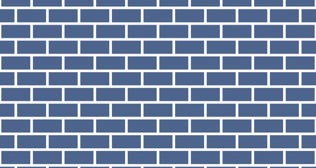 Blue brick pattern wallpaper design file showing detailed texture and grout lines
