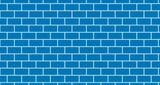 Blue brick pattern wallpaper design file showing detailed geometric layout