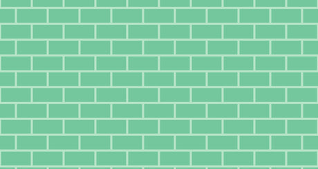Mint green brick pattern design file showing detailed texture and clean grout lines