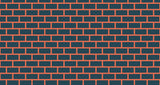 Navy and terracotta brick pattern design file showing geometric detail and color contrast