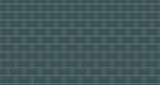 Turquoise geometric brick wall design file showing seamless pattern and texture detail
