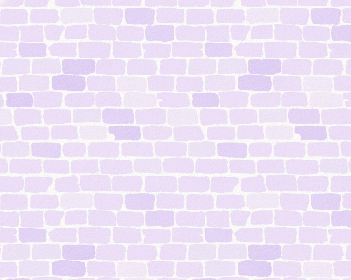 Lavender brick wallpaper design file showing detailed pattern and texture