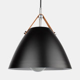 Modern Pendant Light  Leather Strap Aluminum Shade - Product detail 5