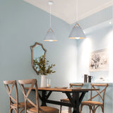 Modern Pendant Light  Leather Strap Aluminum Shade - Product detail 4