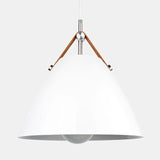 Modern Pendant Light  Leather Strap Aluminum Shade - Product detail 6