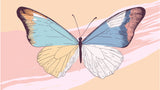 Butterfly art design file showing detailed wings and soft color palette