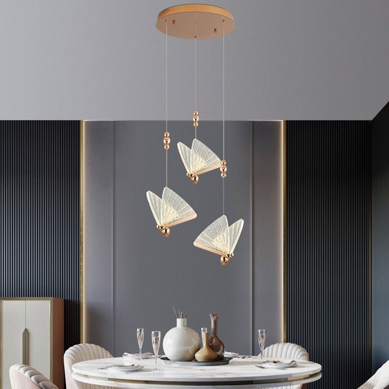 Butterfly LED Pendant Light  Crystal-Cut Wing Design - Product detail 11