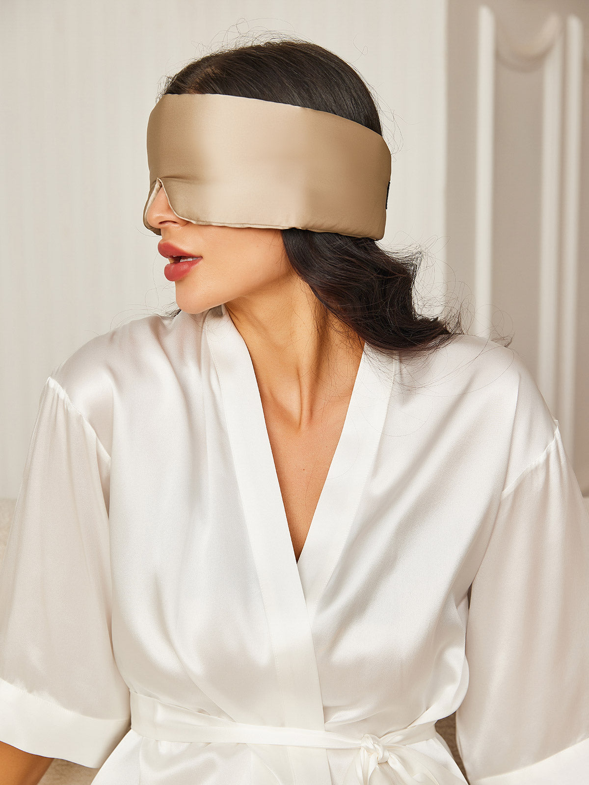 Mulberry Silk Sleep Mask  Premium Light Blocking Design - Product detail 17