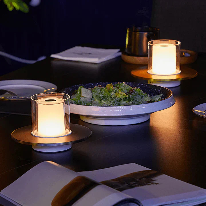 Induction LED Table Lamp  Flameless Candle Design - Product detail 14