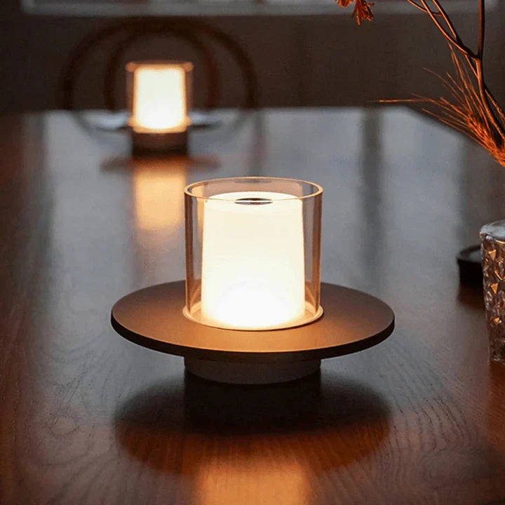 Induction LED Table Lamp  Flameless Candle Design - Product detail 9