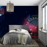 Superhero Mural Wallpaper | Comic Style Action Scene