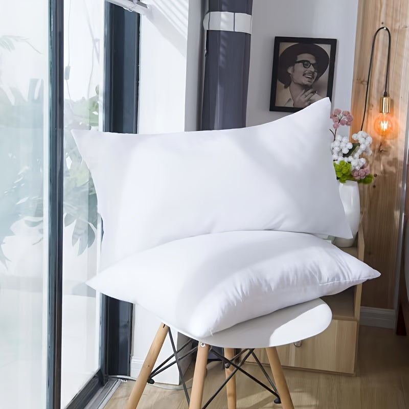 Cotton Bed Pillows  Soft Breathable Comfort With Zipper Cover - Product example