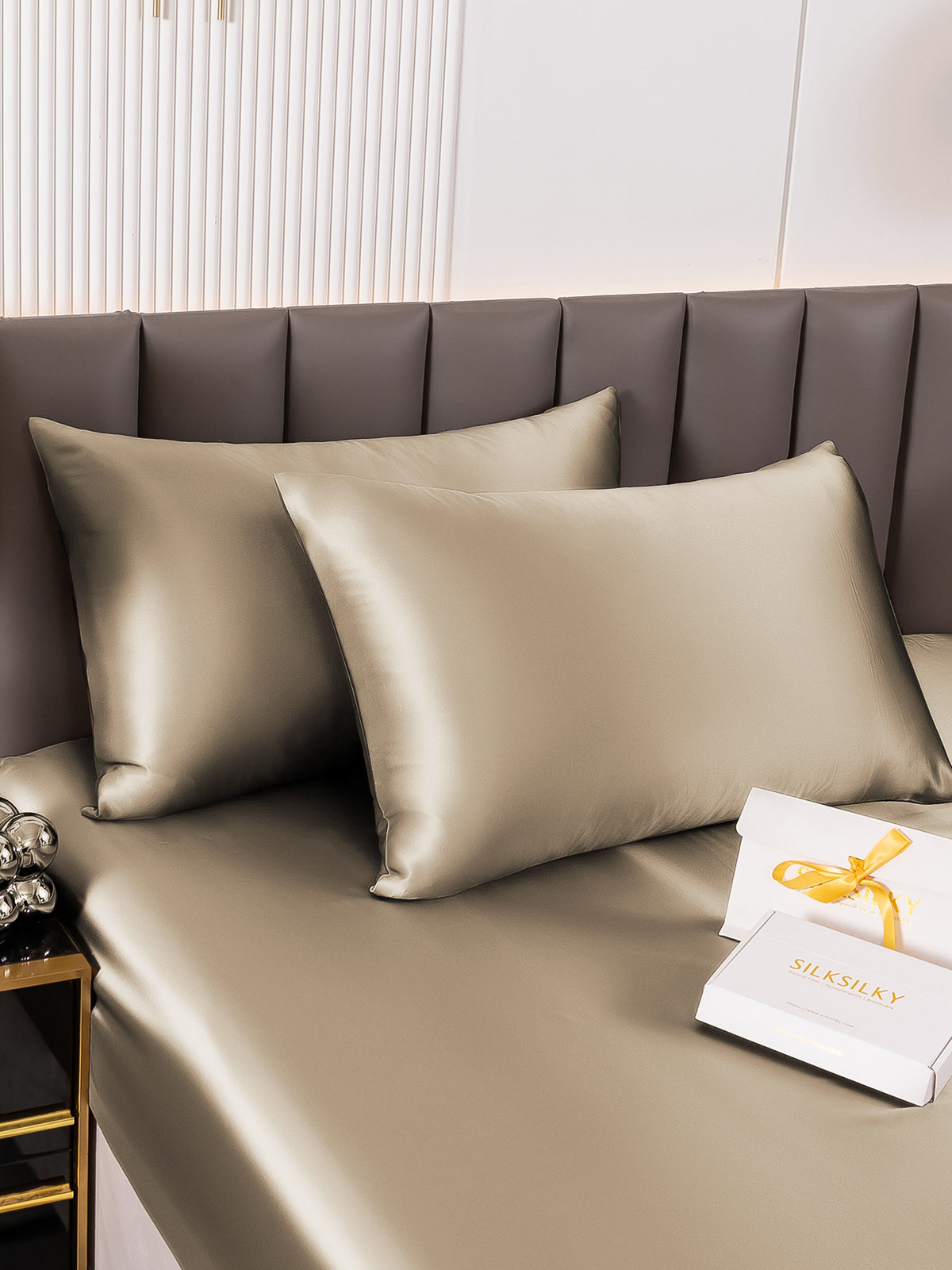 Mulberry Silk Pillowcase Set  Hidden Zipper Design - Product detail 14