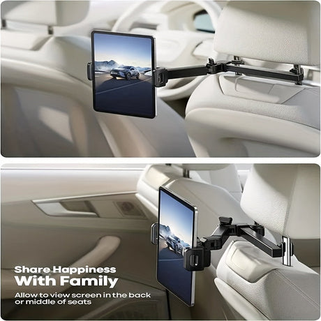 Car Headrest Tablet Mount  Universal 5-14 Inch Device Holder - Product detail 5