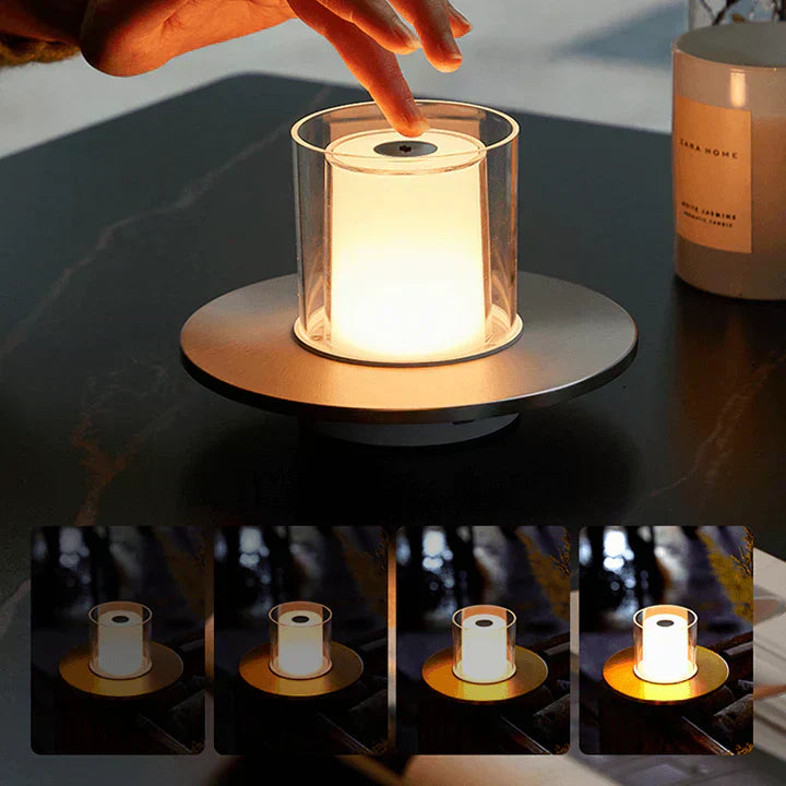 Induction LED Table Lamp  Flameless Candle Design - Product detail 8
