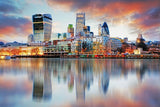 City Mural Wallpaper | London Skyline at Sunset