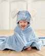 Baby Hooded Bath Towel  Elephant Design Cotton Terry - Product showcase