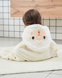 Kids Hooded Bath Towel  White Sheep Design - Product showcase