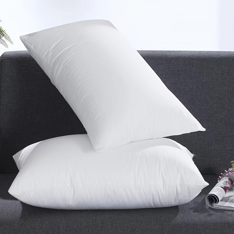 Cotton Bed Pillows  Soft Breathable Comfort With Zipper Cover - Detailed view
