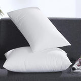 Cotton Bed Pillows  Soft Breathable Comfort With Zipper Cover - Detailed view