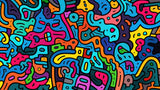 Space Mural Wallpaper | Colorful Galaxy and Planets Design