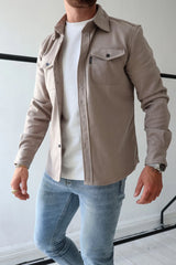 Casual Shirt Jacket  Relaxed Fit with Utility Pockets - Product detail 4