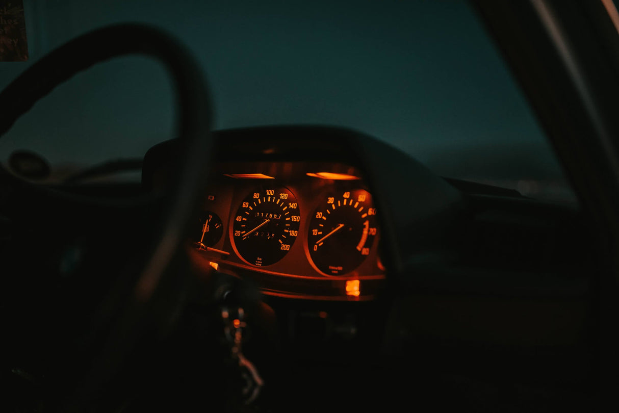 Racing Dashboard Mural Wallpaper | 3D Speedometer Design