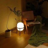 Scandinavian Table Lamp  Wooden Frame With Opal Glass Shade - Product detail 8
