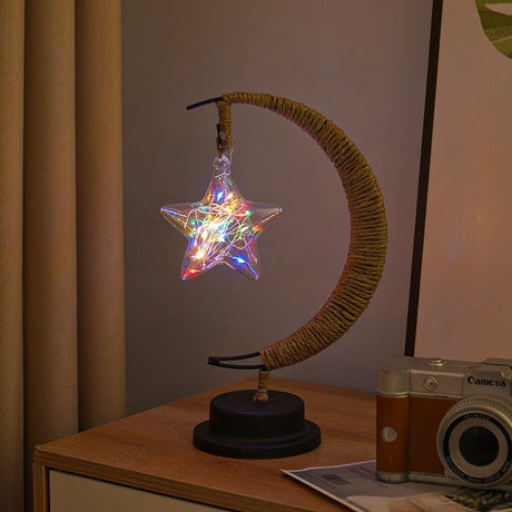Moon Table Lamp  Glass Globe LED String Light - Product detail 20