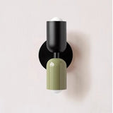 Modern Wall Sconce  Dual Capsule Design in Coral and Cream - Product detail 10