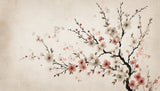 Japanese cherry blossom design file showing detailed sakura petals and branches pattern