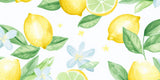 Citrus lemon wallpaper design file showing detailed watercolor pattern