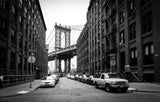 Manhattan Bridge black and white design file showing full mural pattern