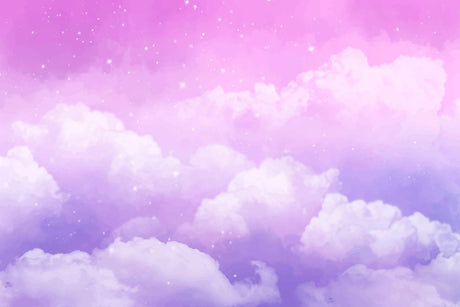 Purple starry sky design file showing detailed cloud patterns and star placement