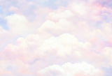 Cloud wallpaper design file showing detailed pastel watercolor sky pattern