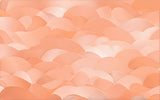 Design file showing detailed coral abstract cloud pattern with gentle flowing curves