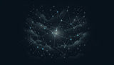 Star map wallpaper design file showing intricate constellation patterns on deep navy background