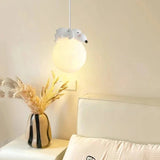 Kids Moon Night Light  Sleeping Animal Pendant Lamp - Product example