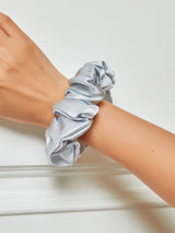 Silk Hair Scrunchie  Premium Mulberry Silk Navy - Product detail 24