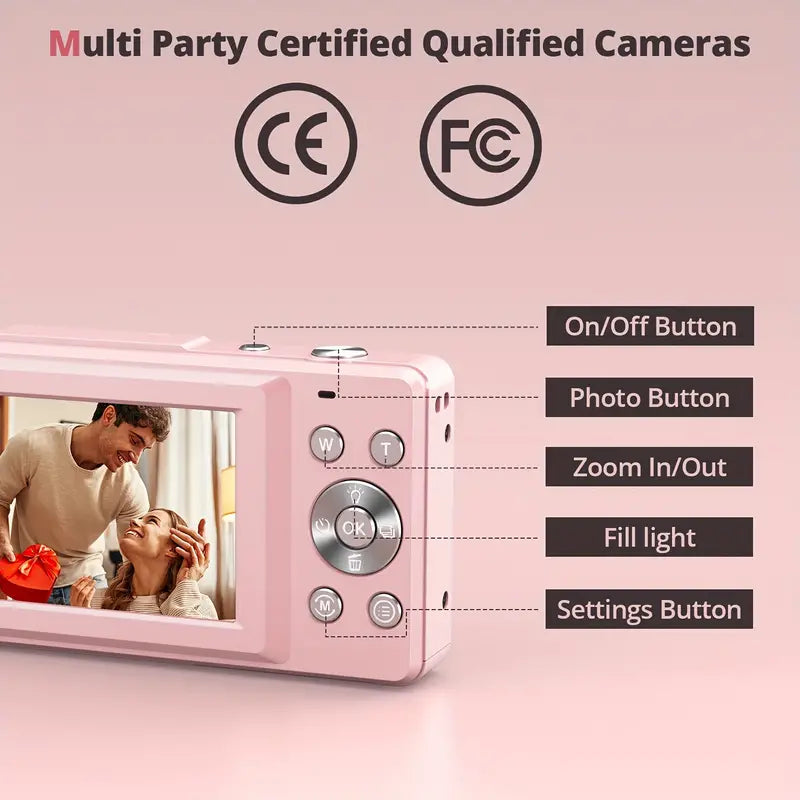 Compact Digital Camera  1080p HD Video Recording - Product detail 4